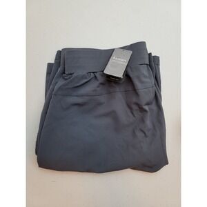 NWT Ksmien Cargo Shorts Gray Mens L Stretch Drawstring‎ Golf Gym Hiking